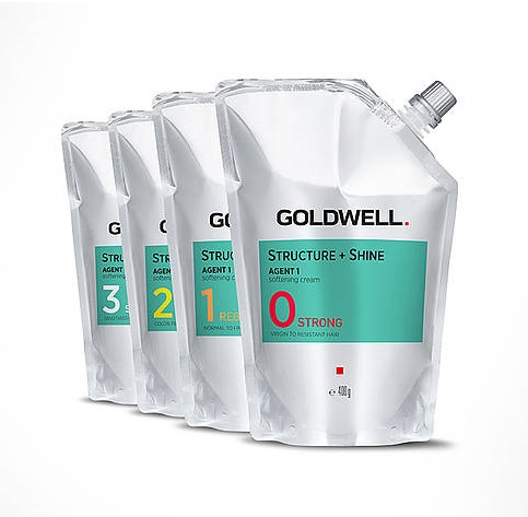 Thuốc duỗi uốn tóc Goldwell SS Agen1 Strong (0) Siêu khoẻ 400ml (ĐỨC) - TÚI