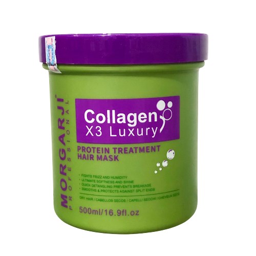 Dầu hấp ủ tóc Morgarji collagen 3x phục hồi 500ml