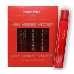 ÔNG LẺ PROTEIN PHỤC HỒI TÓC HƯ NÁT SOPHIA PLATINUM HAIR REPAIR PROTEIN 13ML - Hộp