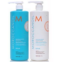 Bộ Dầu Gội và Xả Phục Hồi Tóc Moroccanoil Moisture Repair 1000ml*2