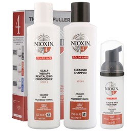 Bộ Dầu Gội Nioxin Số 4 Dành Cho Tóc Nhuộm, Thưa Mảnh Và Rụng Nhiều