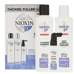 Bộ Dầu Gội Nioxin Số 5 Dành Cho Tóc Trung Bình, Nhuộm Và Rụng Nhẹ Bộ Dầu Gội Nioxin Số 5 Dành Cho Tóc Trung Bình, Nhuộm Và Rụng Nhẹ