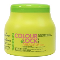 Hấp dầu Bes Colour Lock Midopla khóa màu nhuộm 1000ml (ITALY) - Hũ