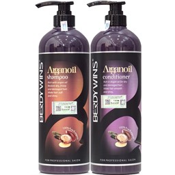 Bộ dầu gội xả siêu mượt phục hồi tóc hư tổn BERDYWINS Argan Oil 1000ML - Cặp Bộ dầu gội xả siêu mượt phục hồi tóc hư tổn BERDYWINS Argan Oil 1000ML - Cặp