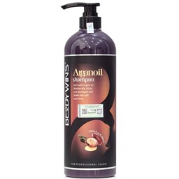 Dầu gội phục hồi Berdywins Argan Oil cho tóc hư tổn 1000ml (New) - chai Dầu gội phục hồi Berdywins Argan Oil cho tóc hư tổn 1000ml (New) - chai