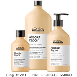 DẦU GỘI L'OREAL ABSOLUT REPAIR GOLD PHỤC HỒI TÓC TOÀN DIỆN DẦU GỘI L'OREAL ABSOLUT REPAIR GOLD PHỤC HỒI TÓC TOÀN DIỆN
